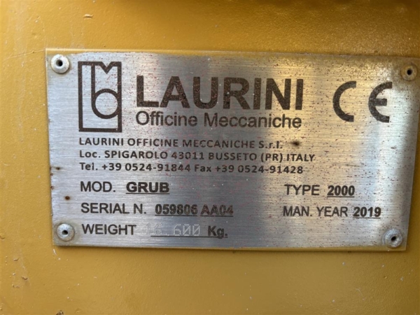 2019 Laurini Grub 2000 Crushing Machines