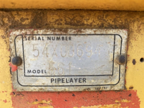 1983 Caterpillar 561D HYD Pipelayers