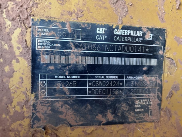 2008 Caterpillar 561N Pipelayers