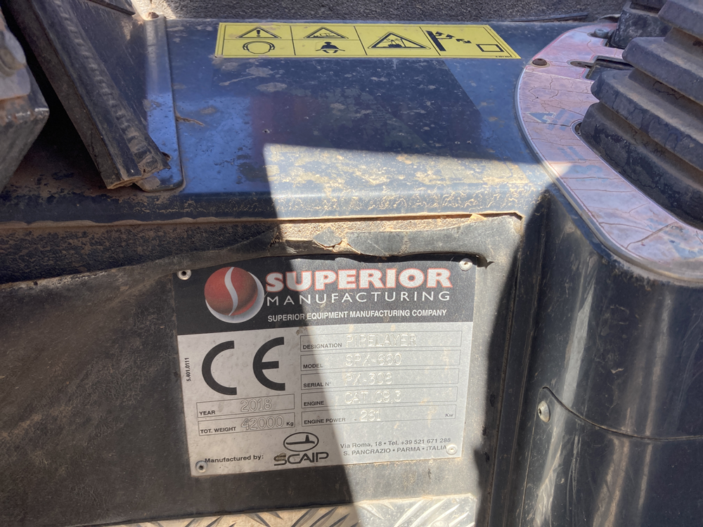 2018 Superior SPX-660 Pipelayers - Image 10