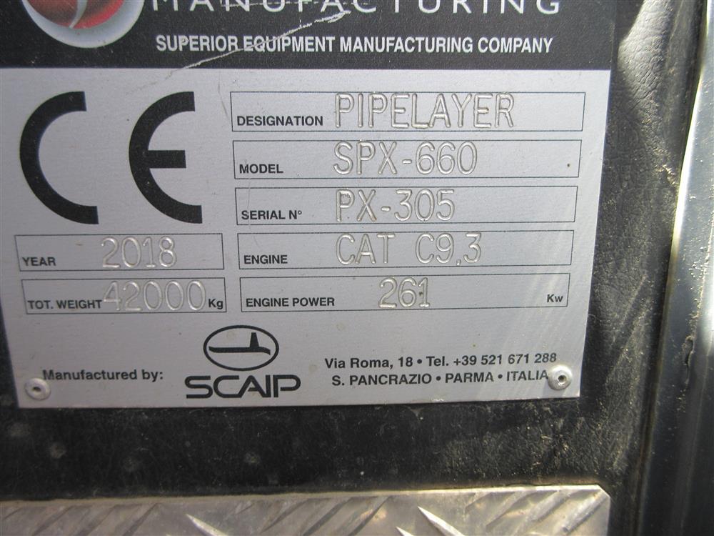 2018 Superior SPX-660 Pipelayers - Image 5