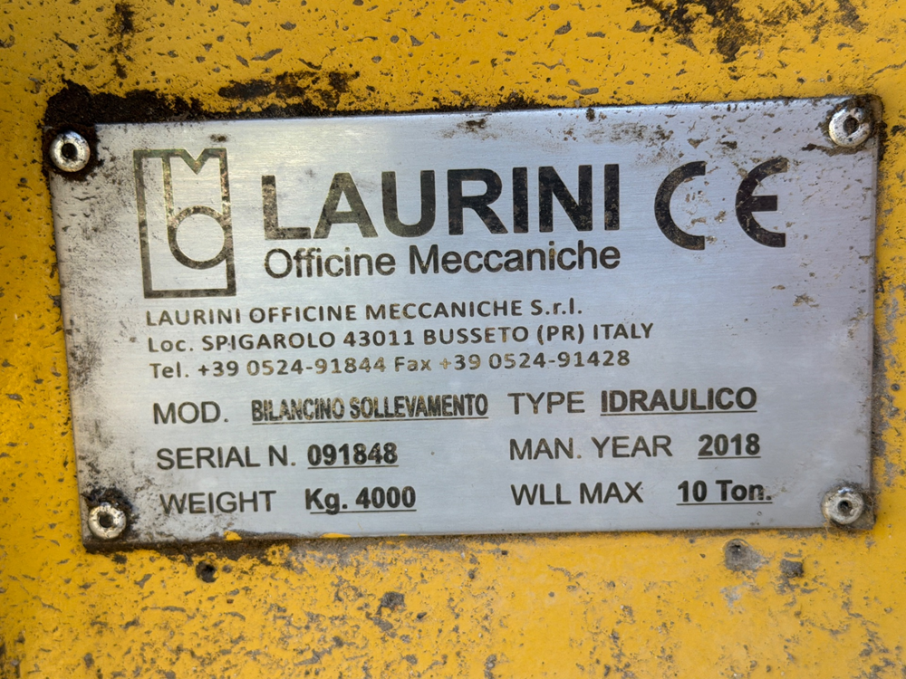2019 Laurini 10 Ton Pipe Lifter - Image 4