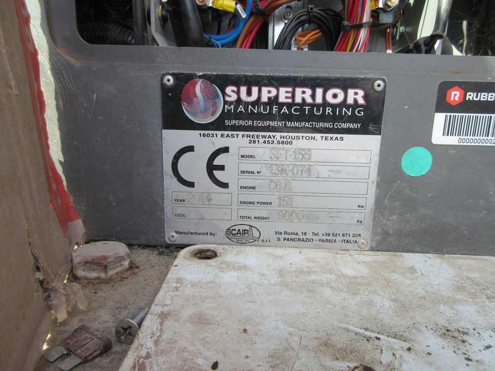 2014 Superior SFT-155 Crawler Carrier - Image 4