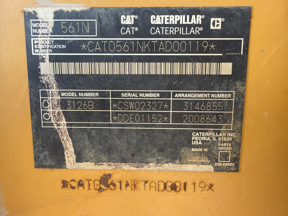2007 Caterpillar 561N Pipelayers - Image 17